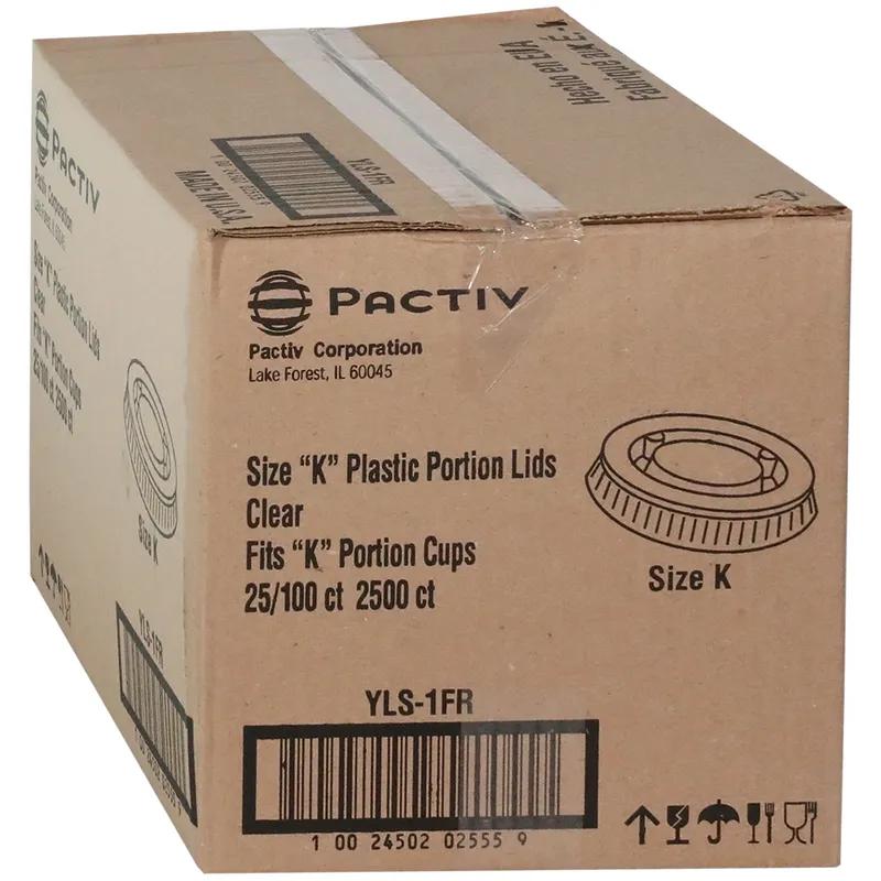 Lid Flat 1.84X0.23 IN PET Clear For 1 OZ Souffle & Portion Cup 2500/Case