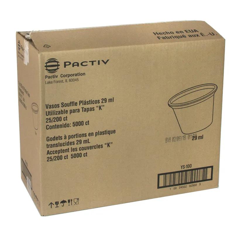 Souffle & Portion Cup 1 OZ HIPS OPS Translucent 5000/Case
