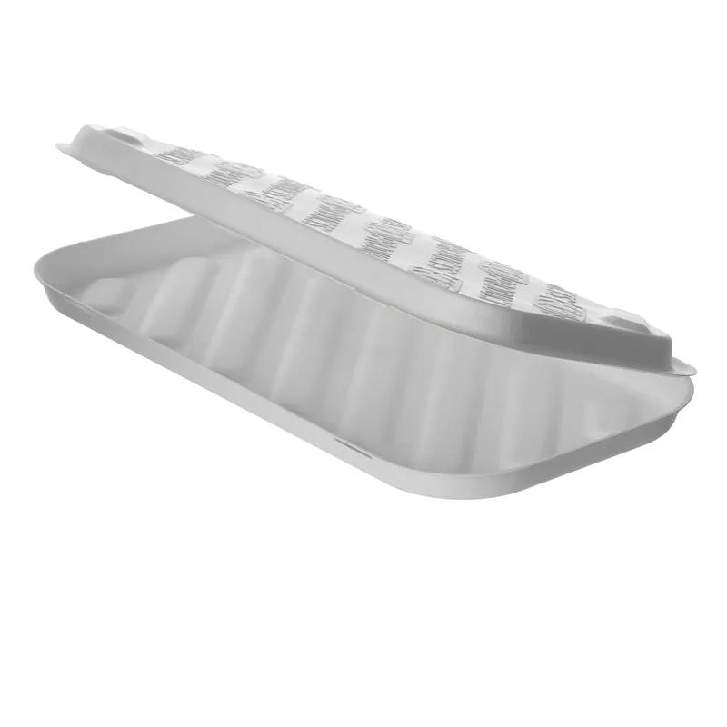 Take-Out Container Hinged 13X7X1.25 IN Sugarcane White Rectangle 200/Case