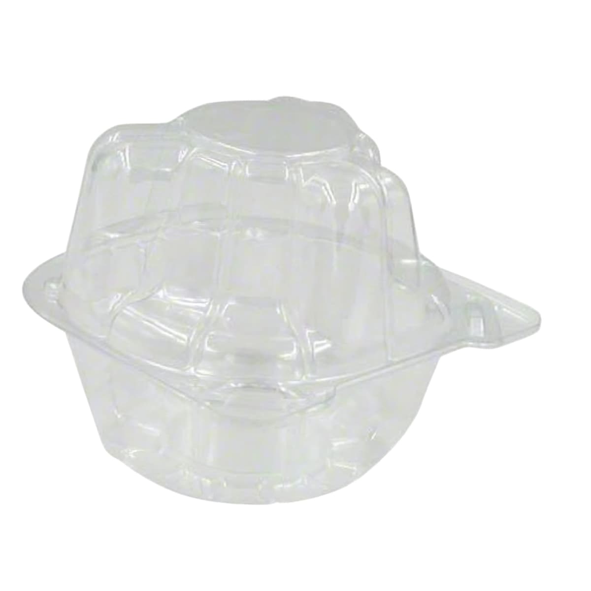 Cupcake Hinged Container With Dome Lid 1 CT OPS Clear 400/Case
