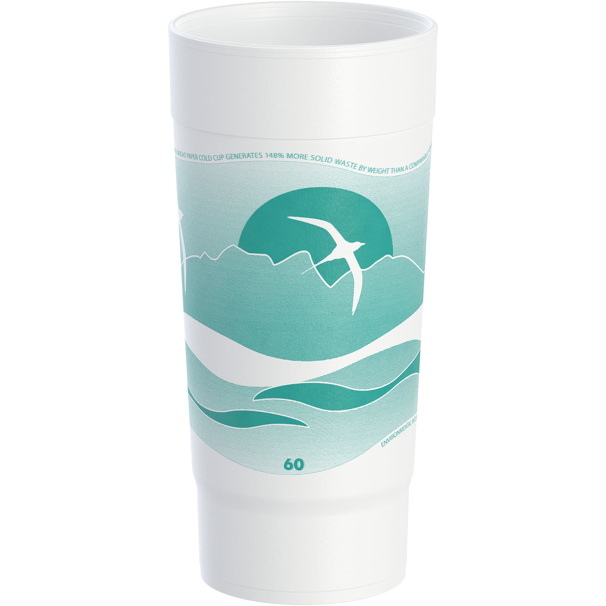 Dart® J Cup® 60 OZ EPS Multicolor Horizon® 8 Count/Pack 20 Packs/Case 160 Count/Case