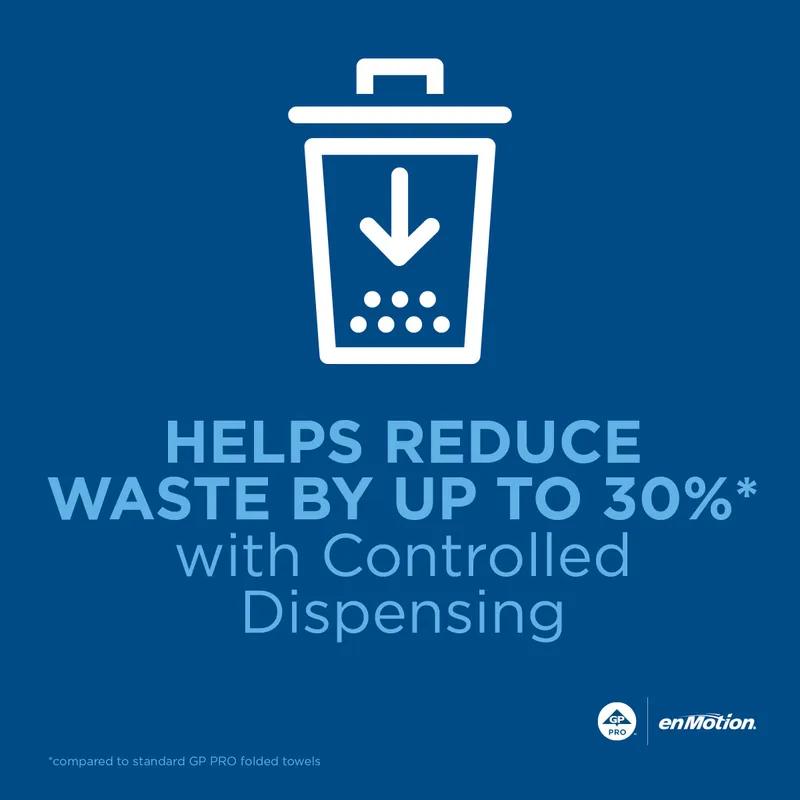 enMotion® Paper Towel Dispenser 15.063X10.063X18.125 IN Wall Mount Black Touchless Automatic 1/Case