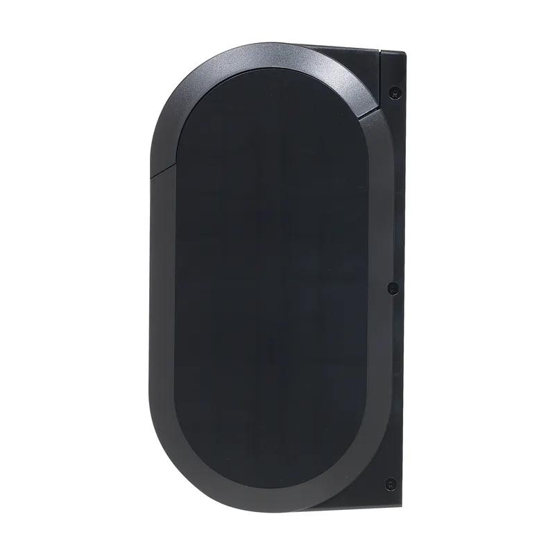 Compact® Toilet Paper Dispenser 5X5.375 IN Plastic Black 4-Roll Coreless Key Lock 1/Each