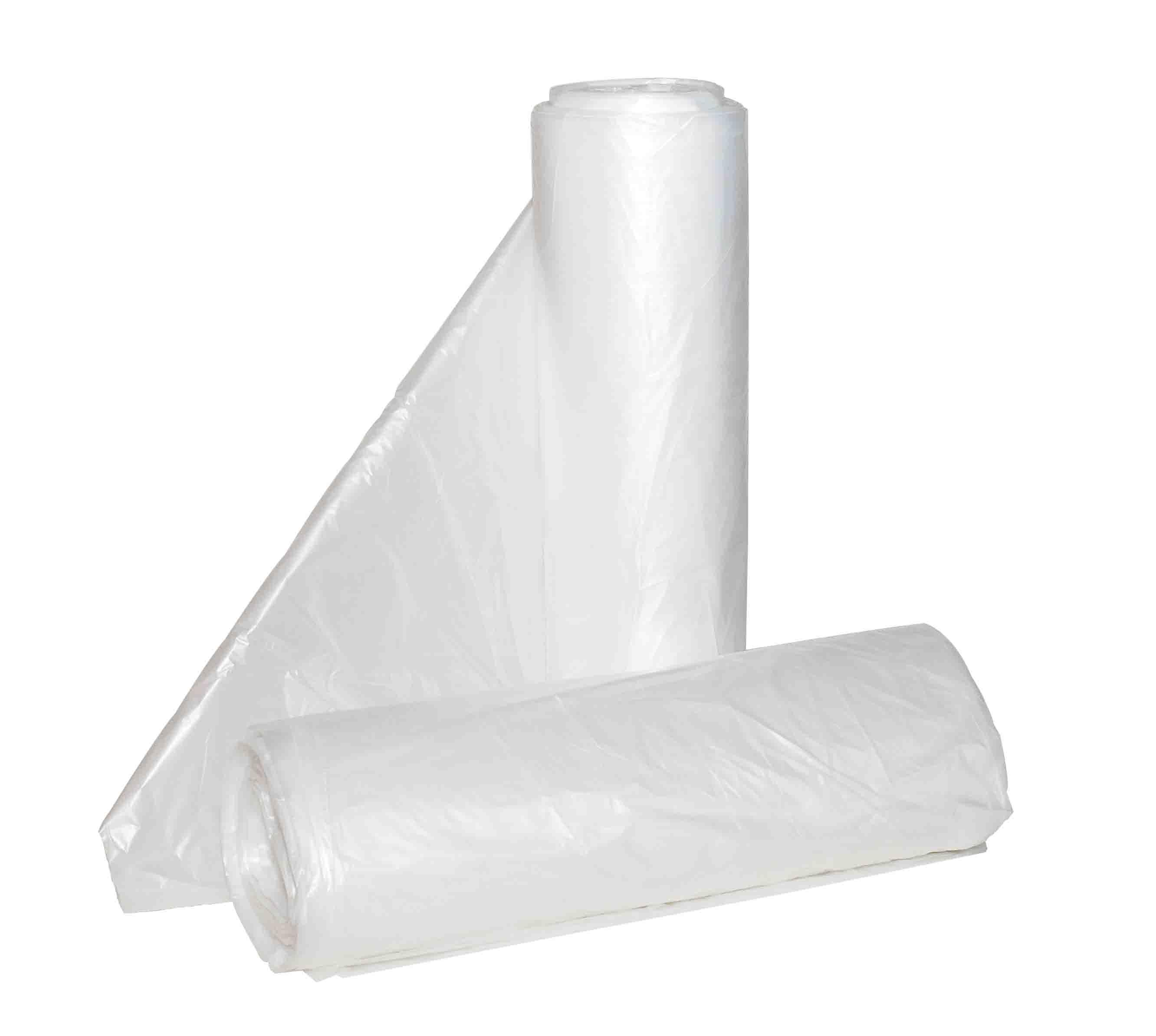 Can Liner 43X47 IN Clear Plastic 1.7MIL 100/Case