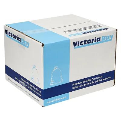 Victoria Bay Can Liner 22X16X58 IN Clear Plastic 1.9MIL Coreless 100/Case