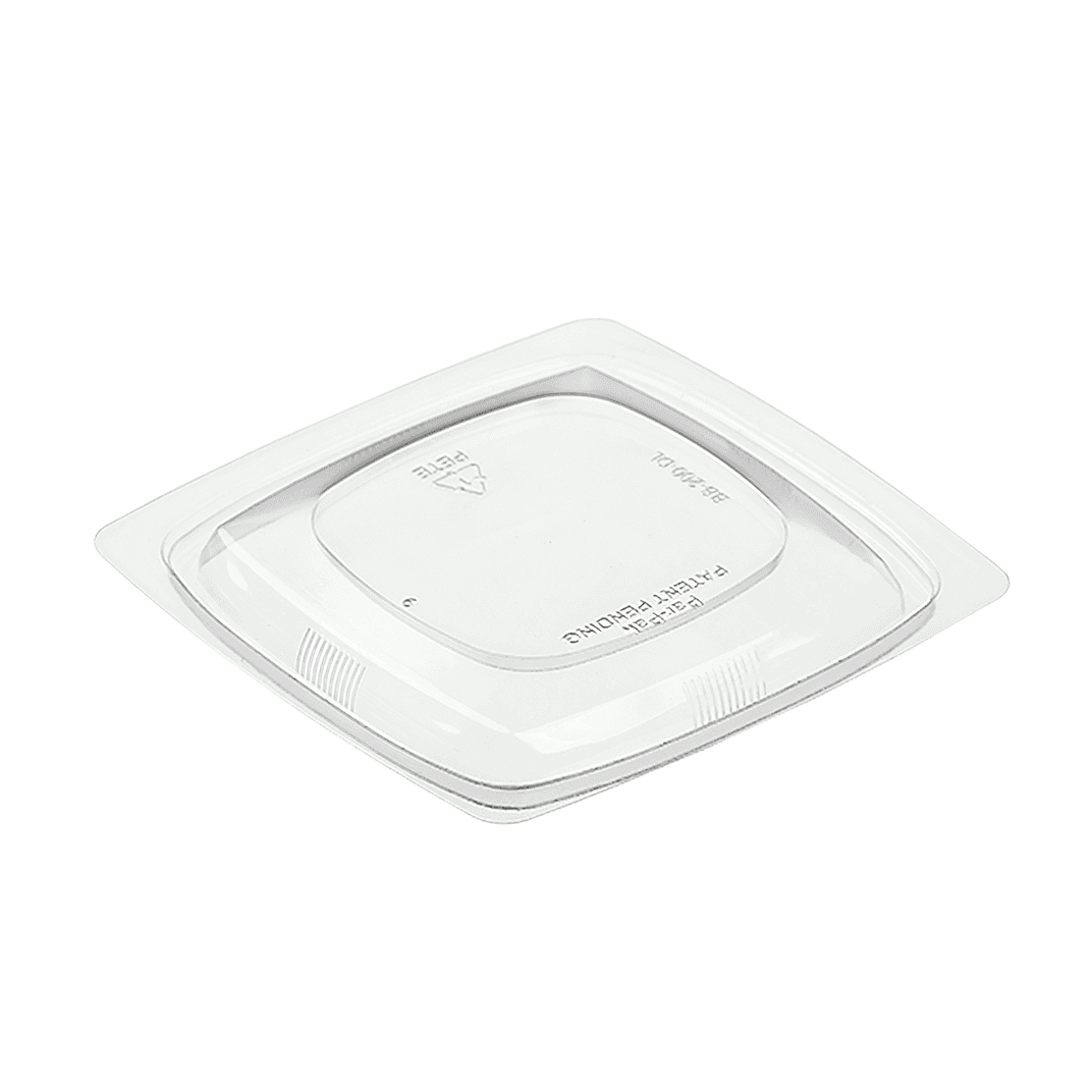WNA Atrium Lid OPS Clear Square For 2 OZ Souffle & Portion Cup 3000/Case
