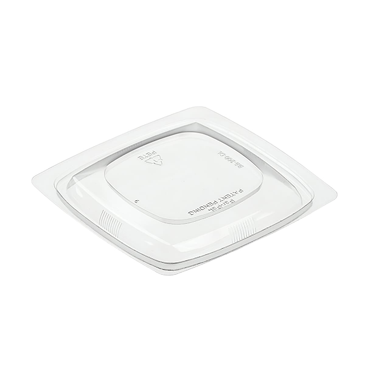 WNA Atrium Lid OPS Clear Square For 2 OZ Souffle & Portion Cup 3000/Case