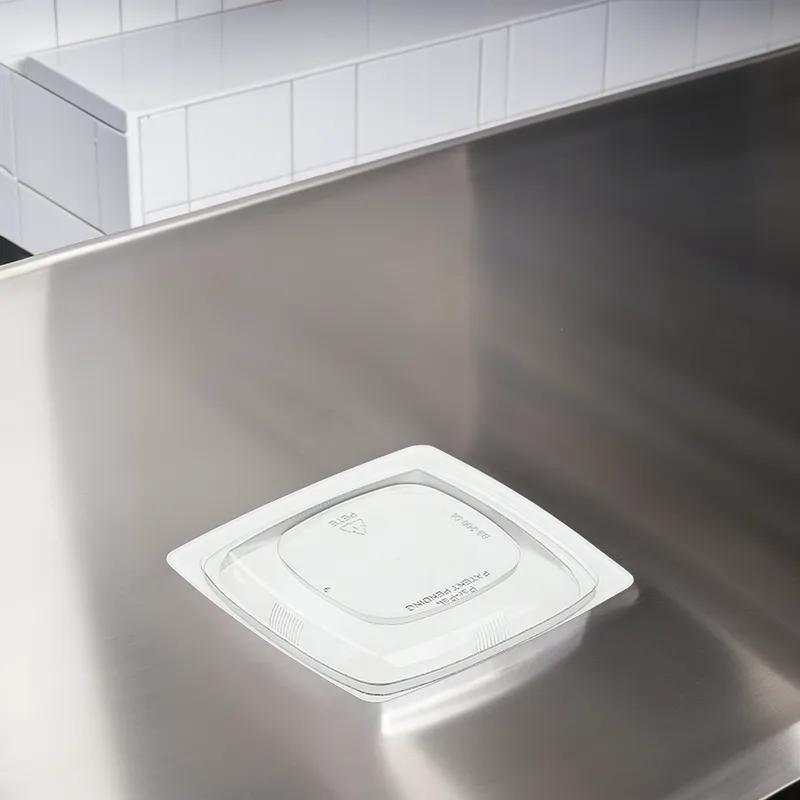 WNA Atrium Lid OPS Clear Square For 2 OZ Souffle & Portion Cup 3000/Case