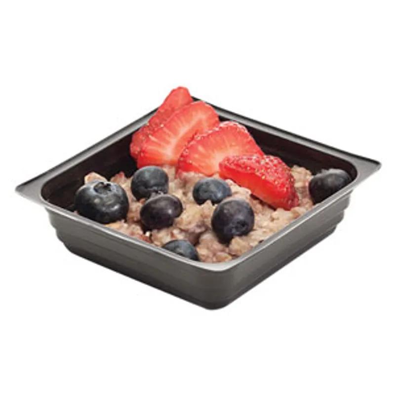 WNA Atrium Take-Out Container Base 4 OZ OPS Black Deep 2500/Case