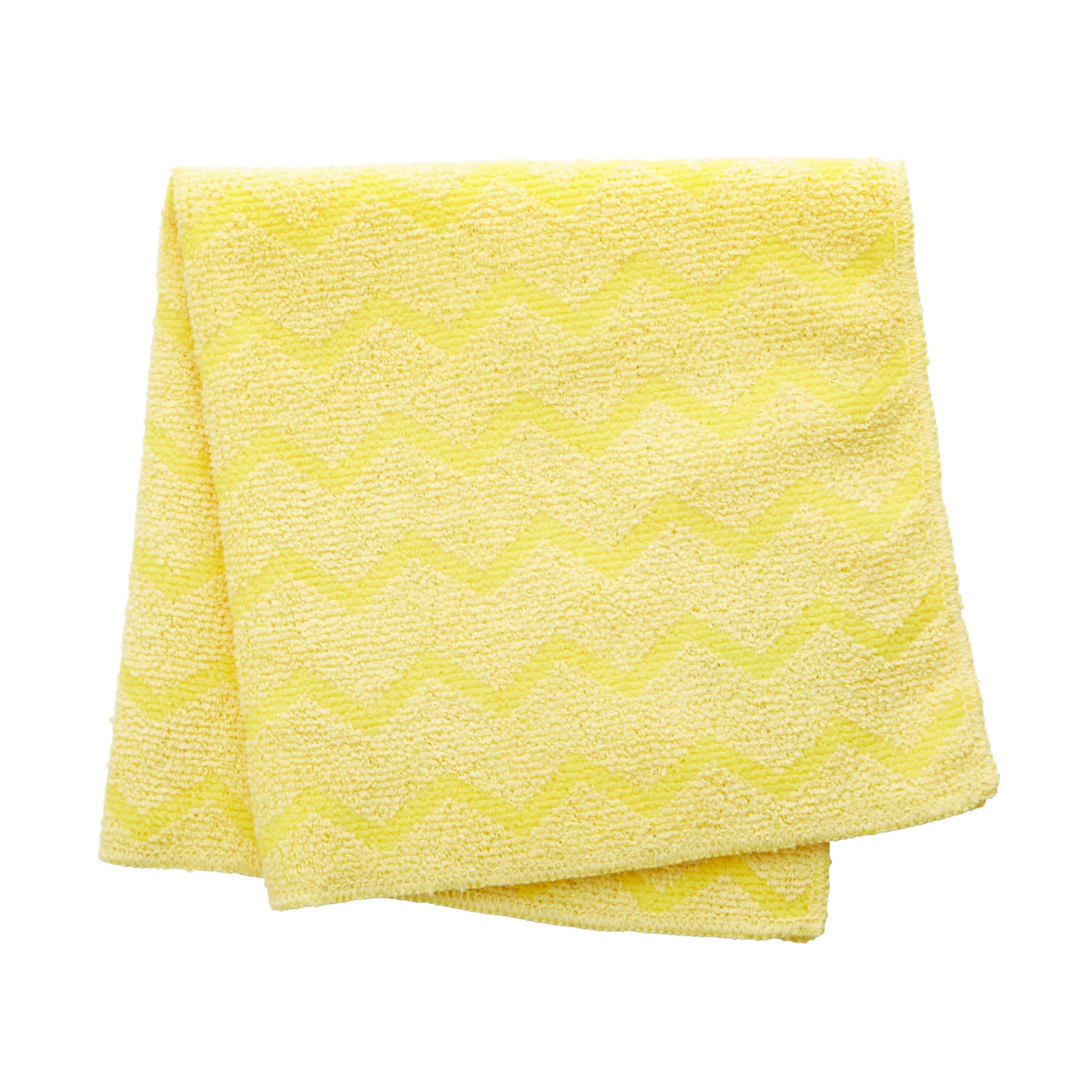 Hygen™ Cleaning Cloth 16X16 IN Microfiber Yellow 12/Case