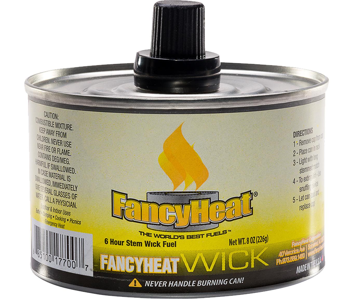 Chafing Fuel 3-HR Screw Cap Wick 24/Case