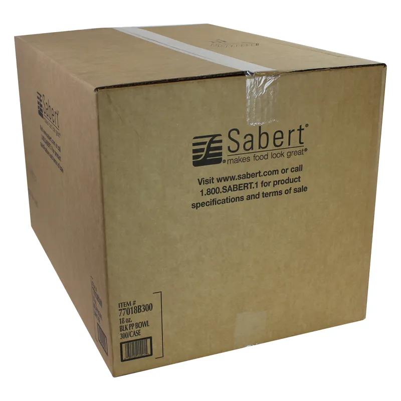 Bowl 18 OZ PP Black 300/Case