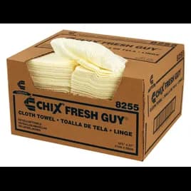 Chicopee® Chix Fresh Guy® Cleaning Towel 21X12.5 IN Yellow Microban 150/Case