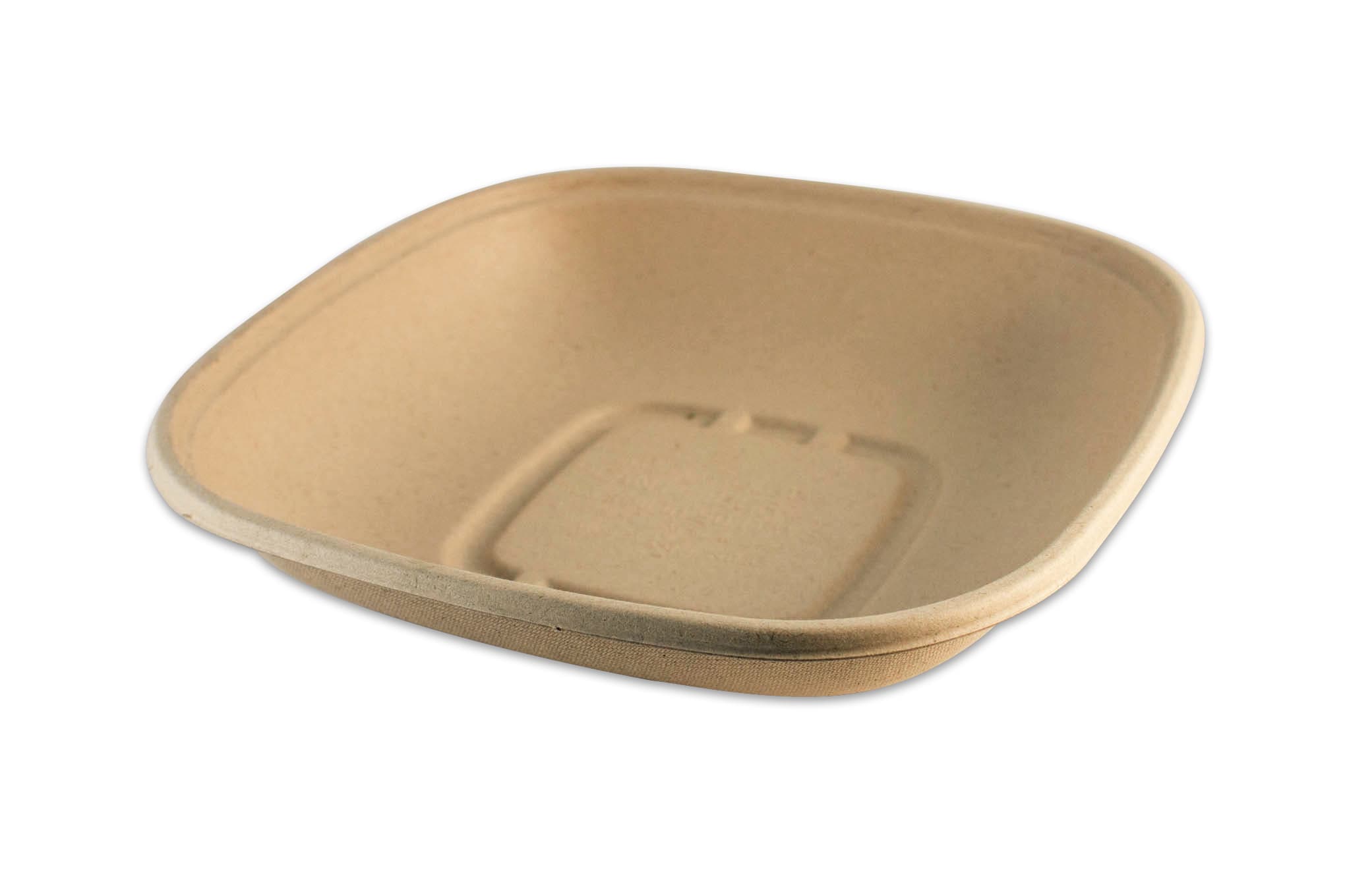 Bowl 32 OZ Pulp Fiber Square 400/Case