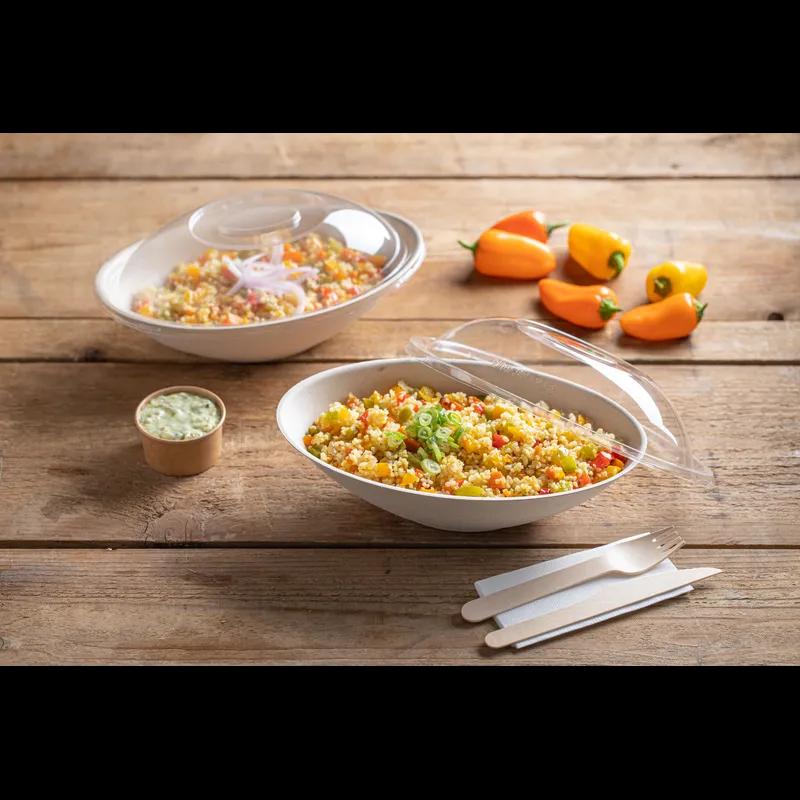 Food Container Base 3.3 OZ Kraft Paperboard Kraft Round 50 Count/Pack 20 Packs/Case 1000 Count/Case