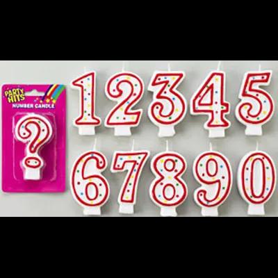 Number Candle #6 12/Pack