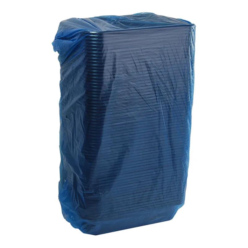 Take-Out Container Base 6.5X8.5X1.88 IN CPET Black Rectangle Oven Safe 390/Case