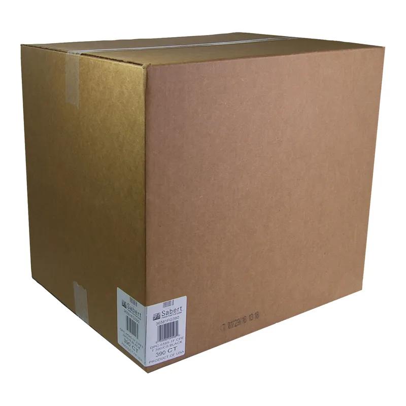 Take-Out Container Base 6.5X8.5X1.88 IN CPET Black Rectangle Oven Safe 390/Case
