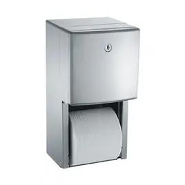 ROVAL™ Hide-A-Roll Toilet Paper Dispenser 6.06X12.13X6.5 IN Stainless Steel Surface Mount 2-Roll 1/Each