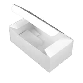 Take-Out Box Tuck-Top 8.875X4.875X3.167 IN Paper White 250/Case