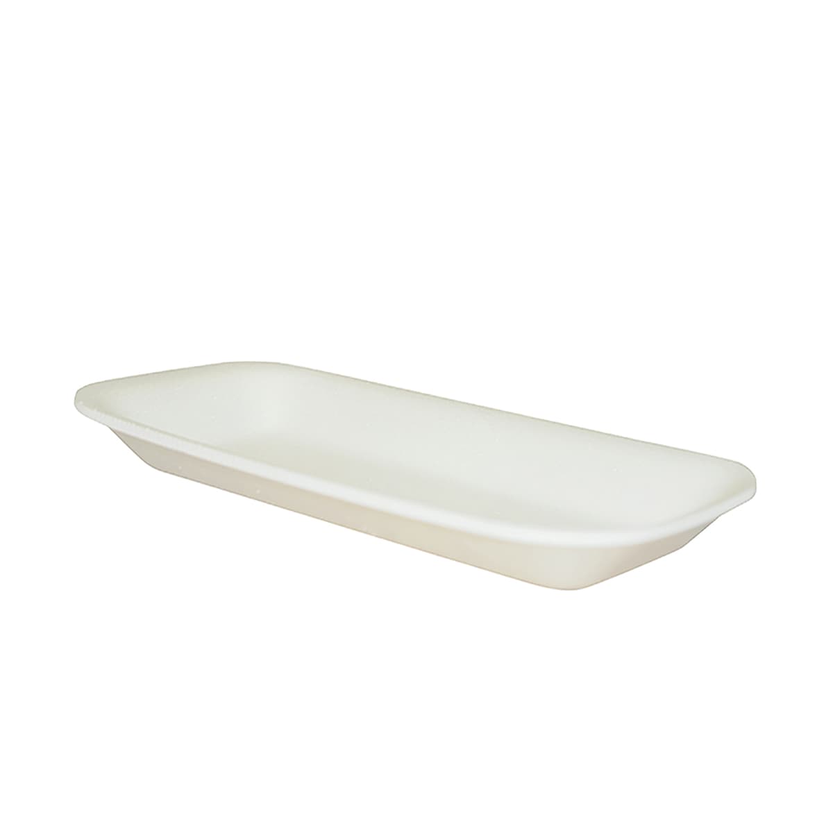 Dyne-A-Pak 17S Meat Tray 8.5X4.5X0.5625 IN Polystyrene Foam White 1000/Case