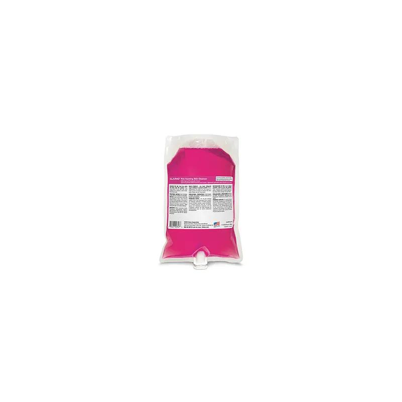 Pink Hand Soap Liquid High Foam 1000 mL Fresh Scent Pink Refill Clario Bag 6/Case