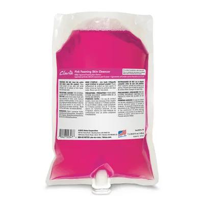 Hand Soap Liquid High Foam 1 L Fresh Scent Pink Refill Clario Bag 6/Case