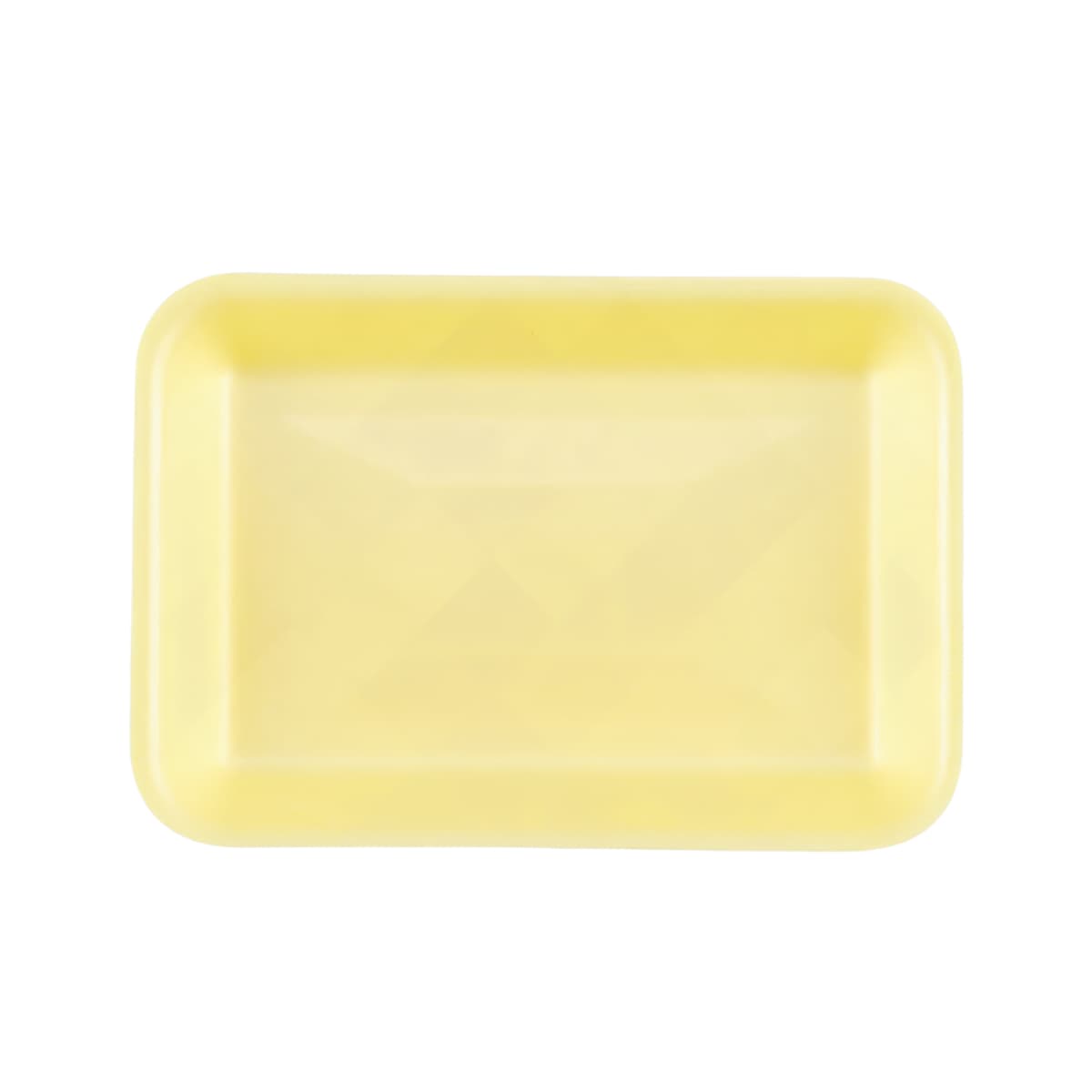 Dyne-A-Pak 4PL Meat Tray 9.125X7.125X1.25 IN Polystyrene Foam White 400/Case