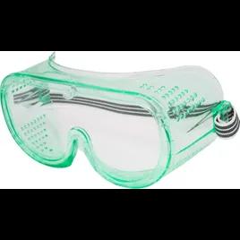 Chemical Impact Goggles OS With Green Clear Wraparound Frame Green Clear Lens Indirect Ventilation Perforated 1/Pair