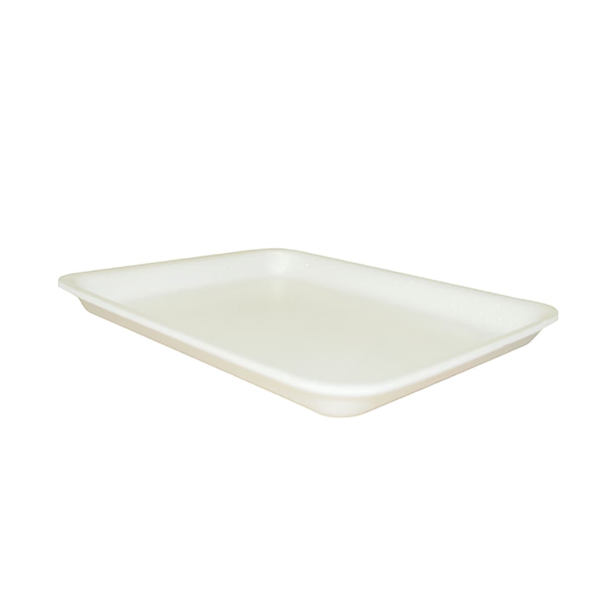 Dyne-A-Pak 8H Meat Tray 10X8X1.25 IN Polystyrene Foam White 400/Case