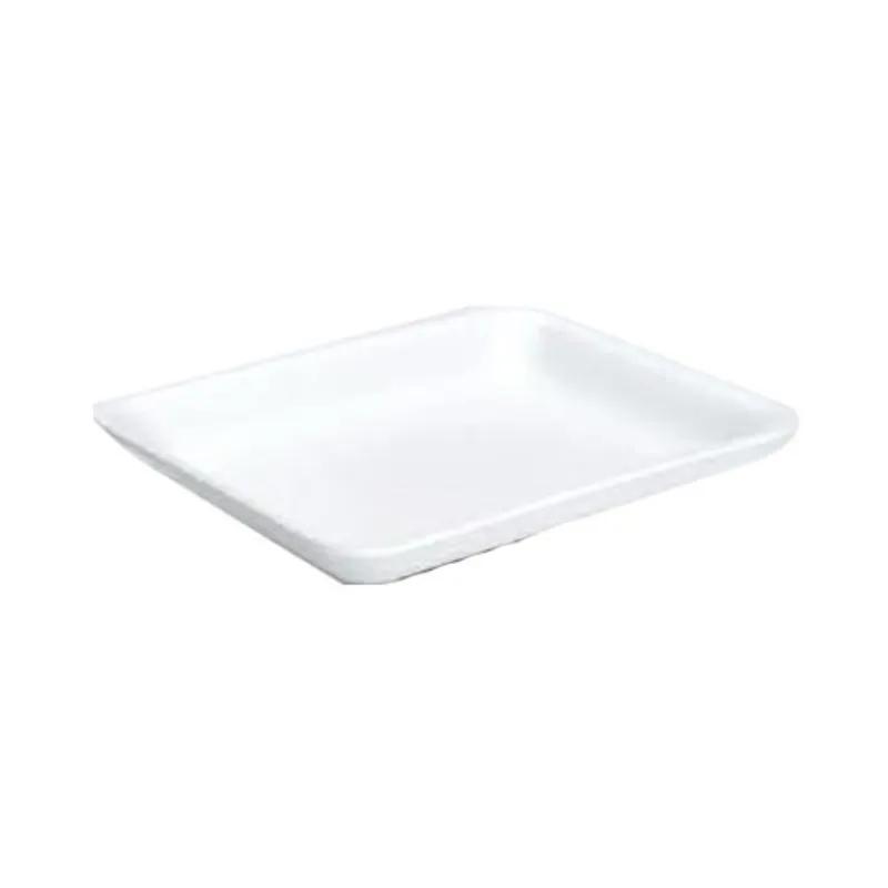 Dyne-A-Pak 8S/38 Meat Tray Polystyrene Foam White 500/Case