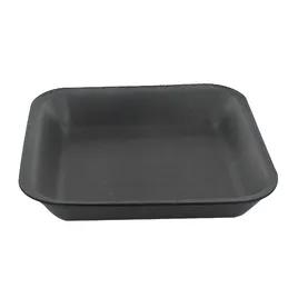 Dyne-A-Pak 2 Meat Tray 8.25X5.75X1 IN Polystyrene Foam Black 500/Case