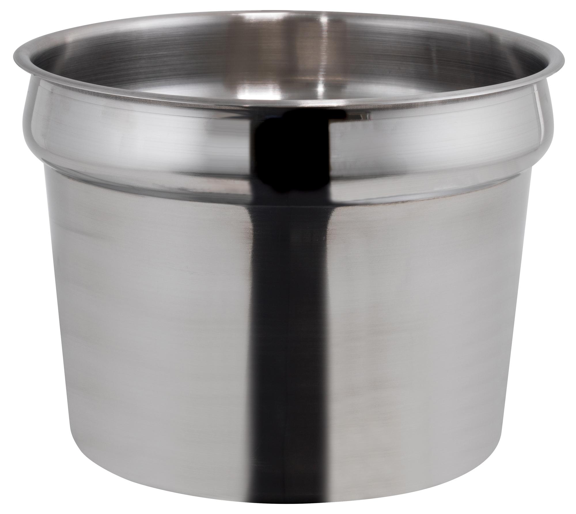 Inset Pan 11.5X8.5 IN 11 QT Stainless Steel For Steam Table 1/Each