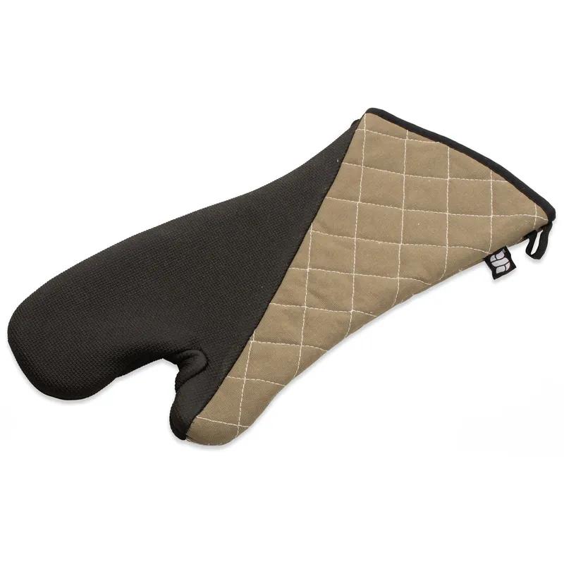 San Jamar Oven Mitt 17 IN Cotton Synthetic Blend 500F Protection 1/Each