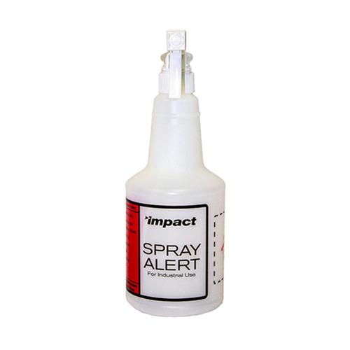 Impact® Spray Alert® Spray Bottle & Trigger Sprayer 24 FLOZ Plastic Translucent White Red 3/Pack