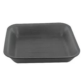 Dyne-A-Pak 4S/34 Meat Tray 9.125X7.125X0.625 IN Polystyrene Foam Black 500/Case