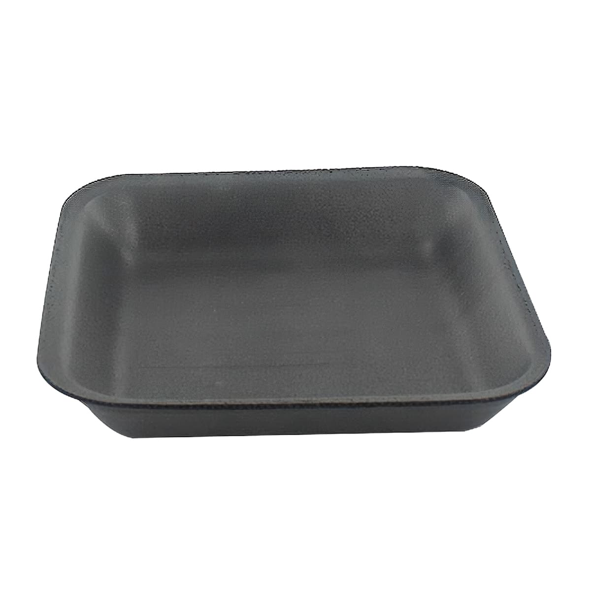 Dyne-A-Pak 4S/34 Meat Tray 9.125X7.125X0.625 IN Polystyrene Foam Black 500/Case