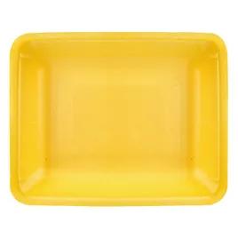 4H Meat Tray 9.25X7.19 IN Polystyrene Foam Yellow Rectangle Heavy 400/Case
