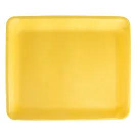10SH Meat Tray 10.75X5.75 IN Polystyrene Foam Yellow Rectangle Heavy 400/Case