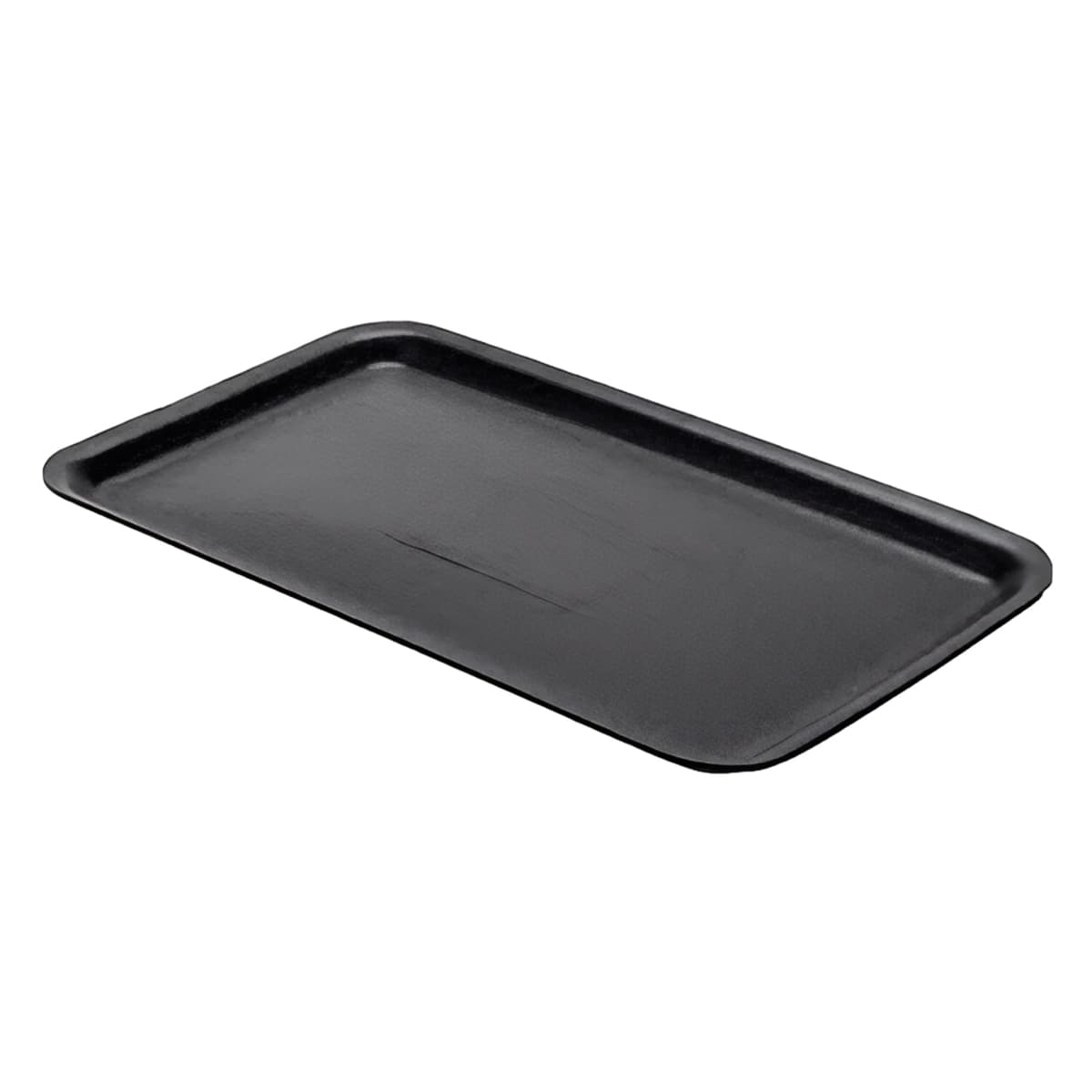 16S Meat Tray 12.25X7.25 IN Polystyrene Foam Black Rectangle Heavy 250/Case