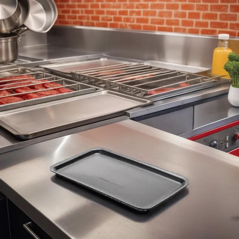 16S Meat Tray 12.25X7.25 IN Polystyrene Foam Black Rectangle Heavy 250/Case