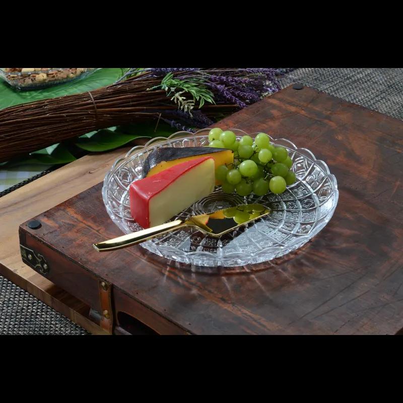 Serving Tray 11 IN PS Clear Round 25/Case