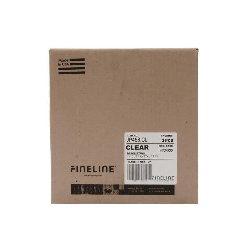 Serving Tray 11 IN PS Clear Round 25/Case