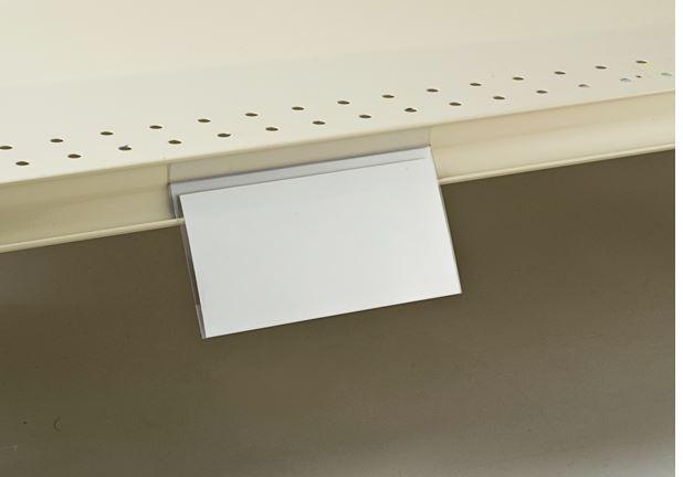 Fold Price Channel Sign Holder 5.5X2.8753 IN Clear 500/Case