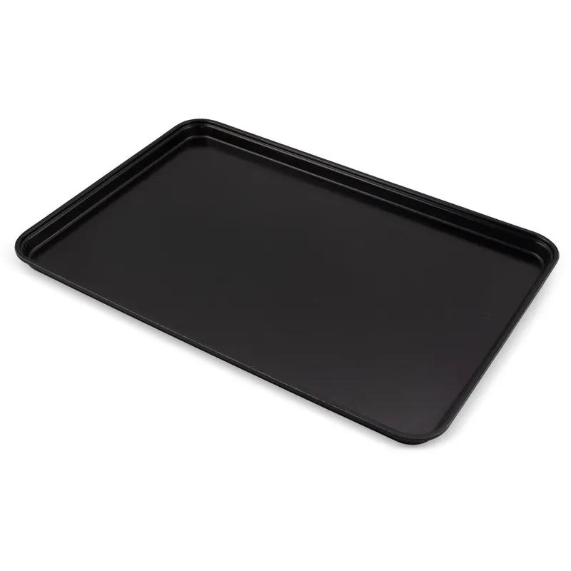 Market Tray 18X26X1.25 IN Fiberglass Black Rectangle 6/Case