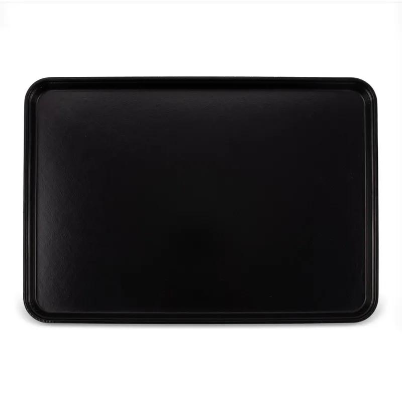 Market Tray 18X26X1.25 IN Fiberglass Black Rectangle 6/Case