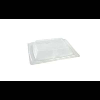 The BOTTLEBOX ® Lid Dome 8X6.5X1.15 IN RPET Clear Square For 16 OZ Container 300/Case