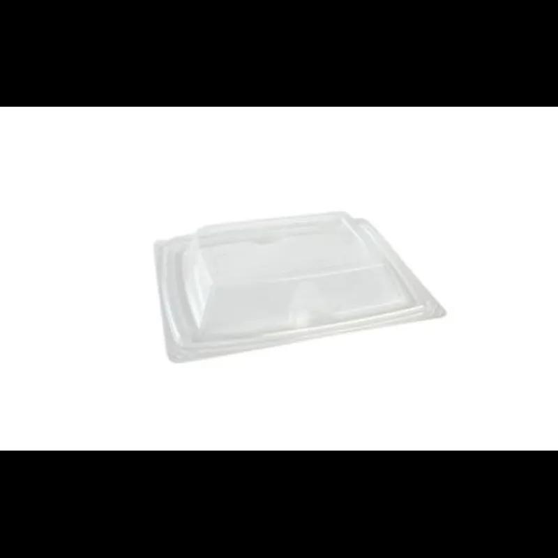 The BOTTLEBOX ® Lid Dome 8X6.5X1.15 IN RPET Clear Square For 16 OZ Container 300/Case