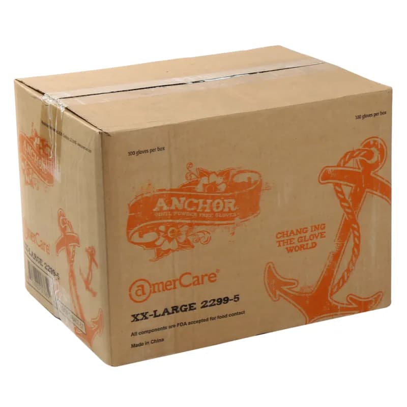 Gloves XXL Vinyl Disposable Powder-Free 1000/Case