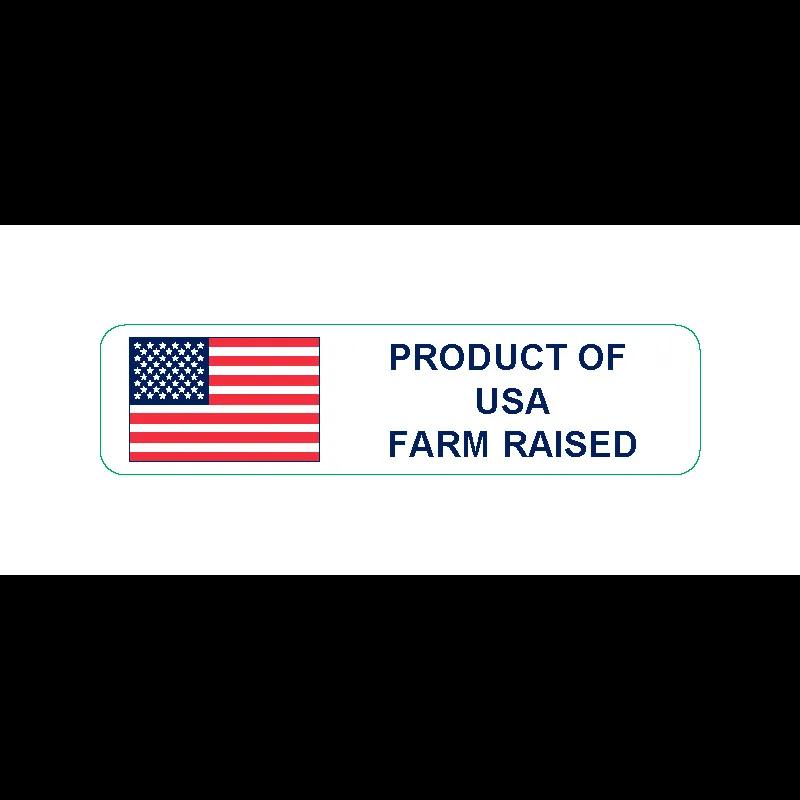 USA Farm Raised Label 250/Roll